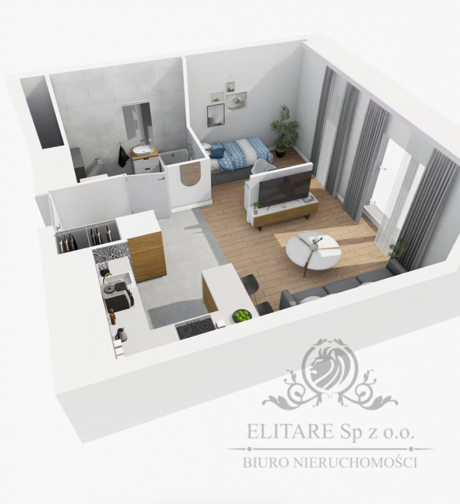 Mieszkanie nowe 32,44m2 ,2 pok. w Centrum Wrocławia/Stare Miasto Wrocław - zdjęcie 9