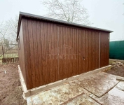 Garaż blaszany 5x5m - brama uchylna - okno dach rynna TS1308 Legnica - zdjęcie 2