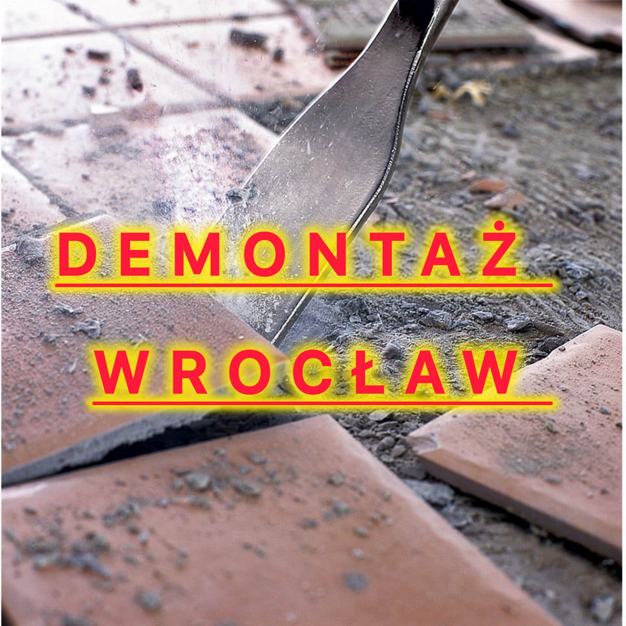 Usuwanie wykladzin, skuwanie kafli, ptytek, demontaz, skucie Wrocław Krzyki - zdjęcie 1