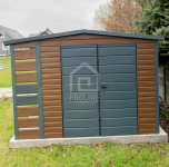 Schowek domek ogrodowy 2x3 +wiata Brama blachodachówka dach  PLG100 Zielona Góra - zdjęcie 2
