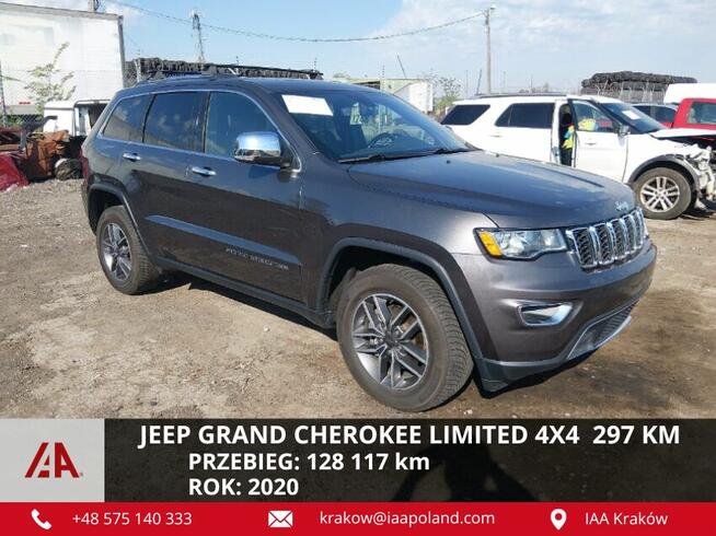 JEEP GRAND CHEROKEE LIMITED 2020 / 3.6L / V6 / 297 KM / 4X4 Kraków - zdjęcie 1