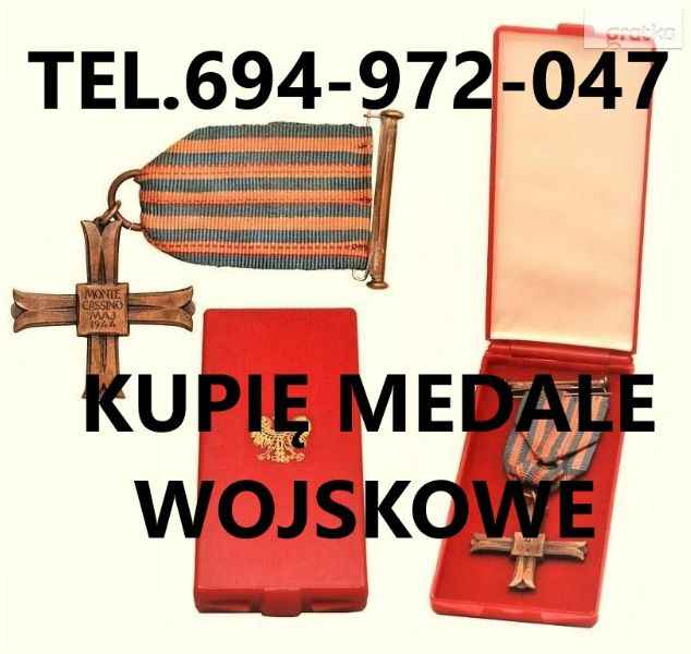 KUPIĘ WOJSKOWE STARE ODZNACZENIA,ODZNAKI,MEDALE,ORDERY TELE. 694972047 Fabryczna - zdjęcie 1