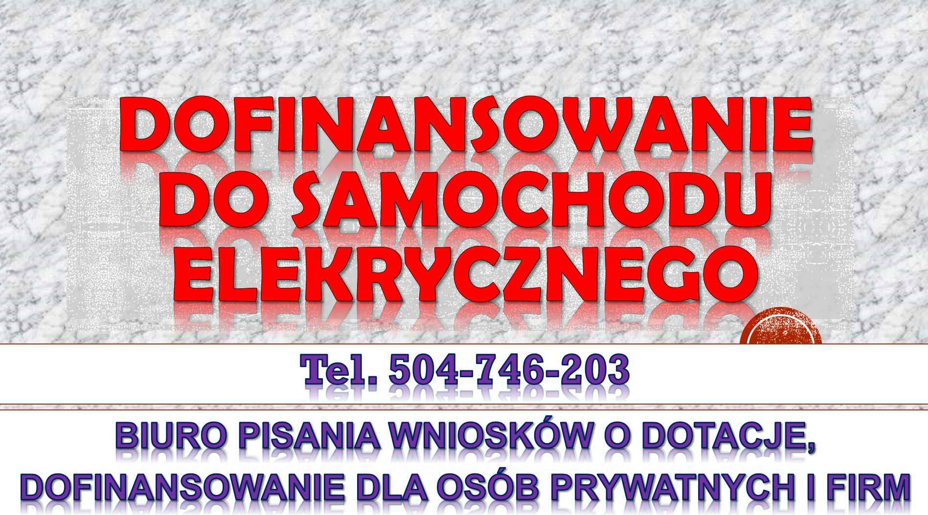 Nasze auto, dofinnasowanie do samochodu elektrycznego, dotacja Psie Pole - zdjęcie 3