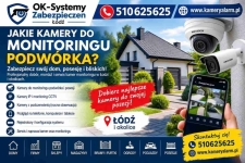 JAKIE KAMERY DO MONITORINGU PODWÓRKA? – MONTAŻ KAMER ŁÓDŹ I OKOLICE