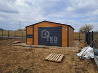 Garaż blaszany 4x5m + wiata 1x5m - brama - drzwi - okno   dach TKD269 Rawa Mazowiecka - zdjęcie 4