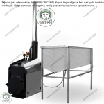 Wzmocniona 0,8mm Topiarka Parowa do Wosku (39/45 ramek) z Generatorem Jaśliska - zdjęcie 2