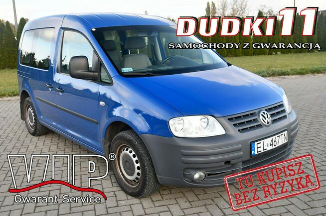 Volkswagen Caddy 1,9tdi DUDKI11 5 Osób,Klimatyzacja,El.szyby Kutno - zdjęcie 1