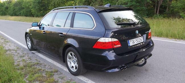 BMW 5 E61 525i 218KM 2006r NAVI AUTOMAT Skóra zarejestrowany Skarżysko-Kamienna - zdjęcie 4