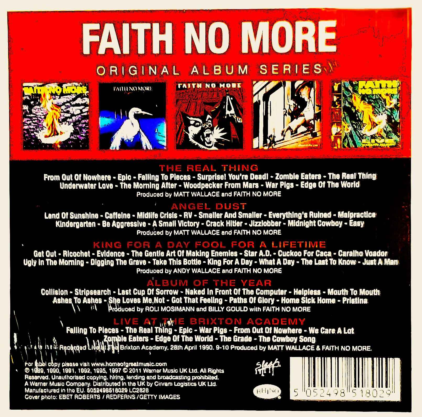 Polecam Nowy Zestaw 5 Płyt CD FAITH NO MORE 5 Albumów CD Katowice - zdjęcie 2