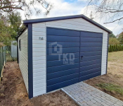 Garaż blaszany 4x4m Brama 2x Okno rynny blachodachówka TKD363 Miastko - zdjęcie 4