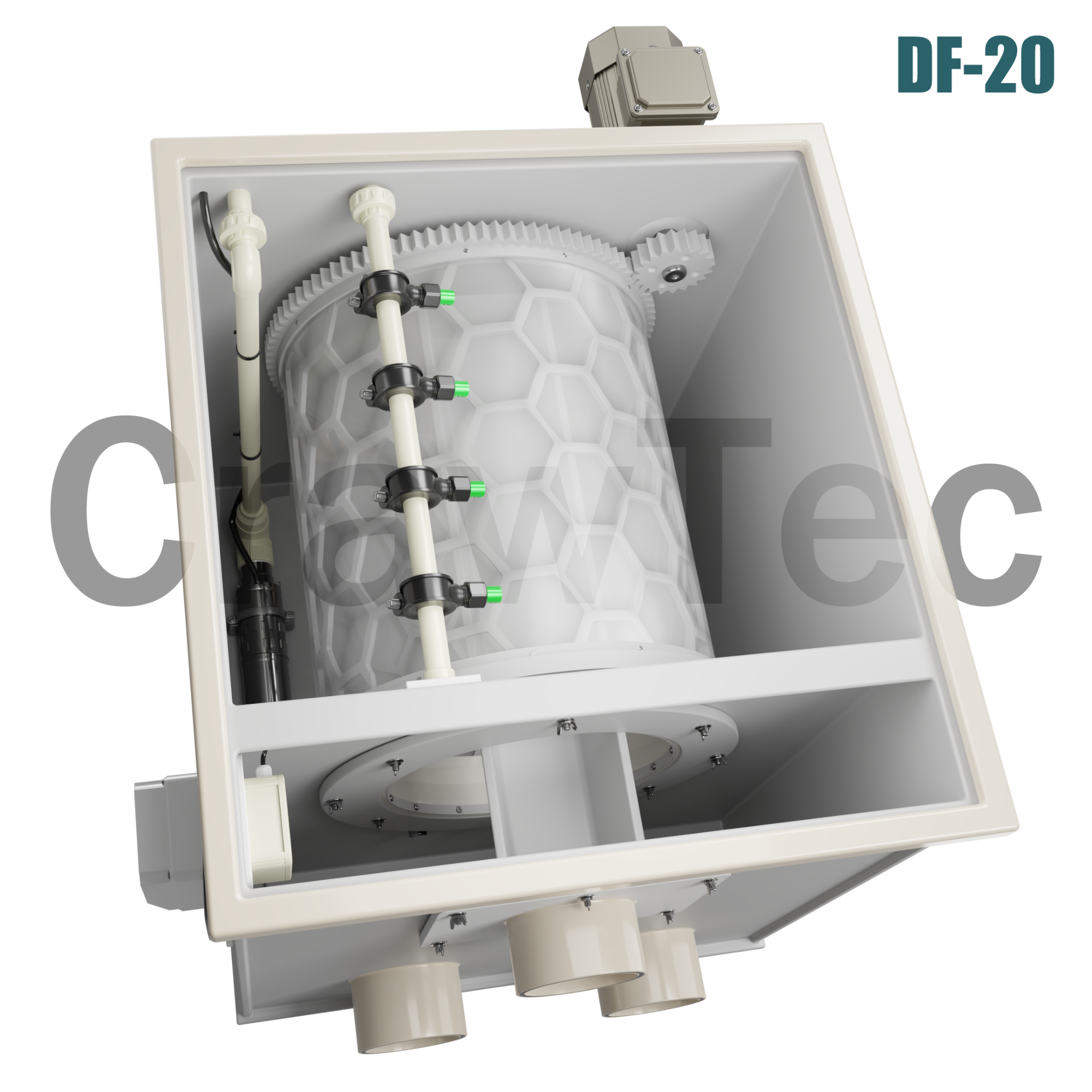 Filtr bębnowy do oczka wodnego Śródmieście - zdjęcie 3
