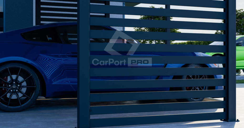 CarPort PREMIUM - Wiata samochodowa 5x5 Antracyt Zabudowa - CP101 Niepołomice - zdjęcie 5