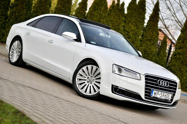 Audi A8 4.0T 435KM LONG Quattro Dociągi_Full Opcja Płock - zdjęcie 1