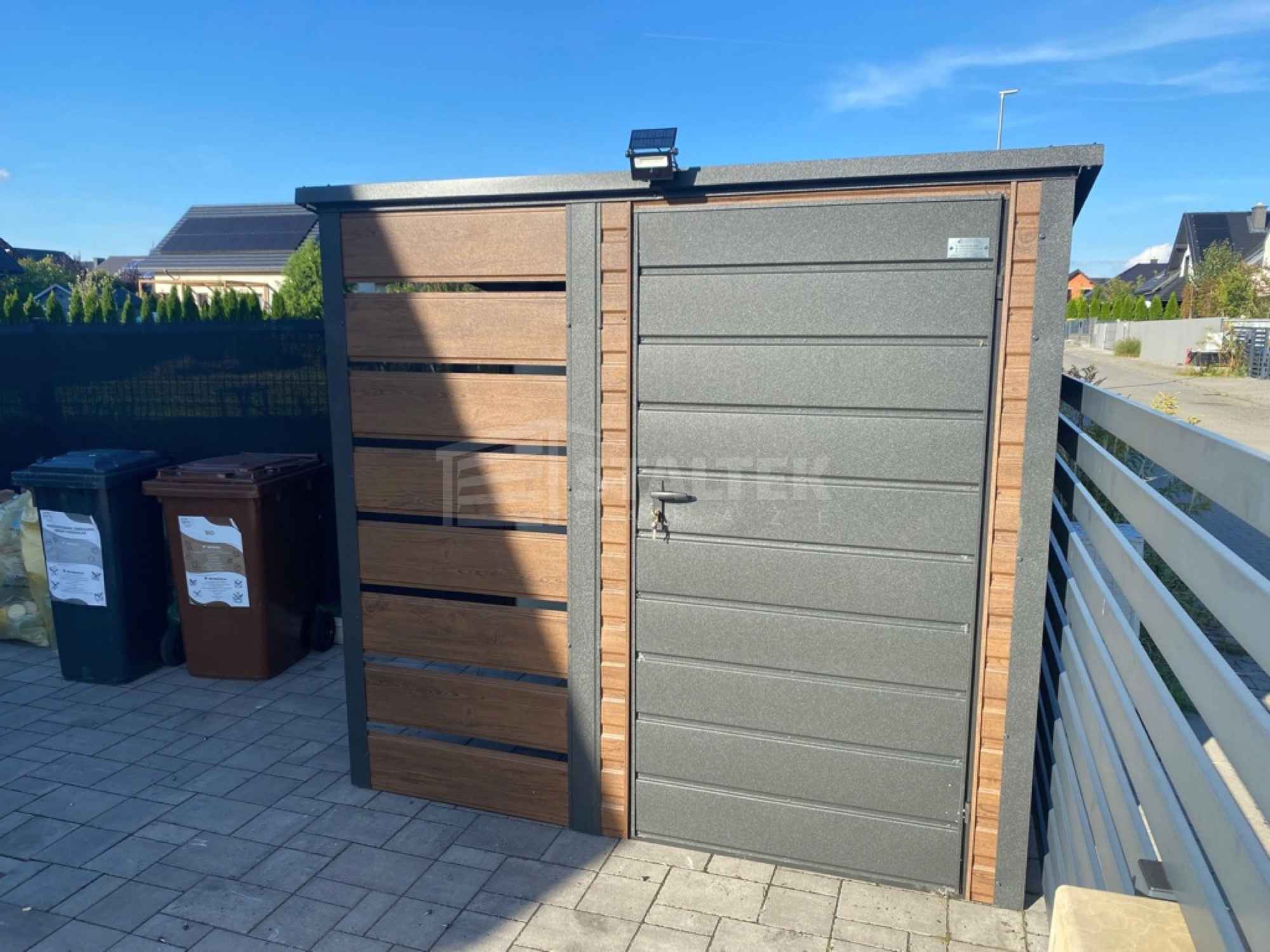 Schowek – domek ogrodowy 1,5×1,5 wiata 1×1,5 drzwi dach  ST236 Czersk - zdjęcie 2