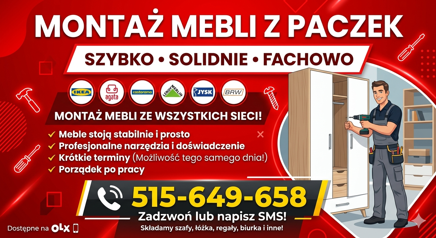 Składanie mebli Radom - zdjęcie 1
