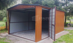 Garaż blaszany 3x5 Brama uchylna - drzwi  dach ST124 Siedlce - zdjęcie 2