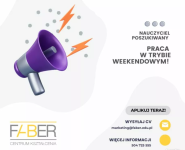 Nauczyciel na kierunku Technik Administracji (Kraków, weekendy)