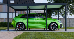 CarPort PREMIUM - Wiata samochodowa 3x5 Antracyt - ID955 Rybnik - zdjęcie 3