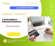 Księgowy/Księgowa z orzeczeniem o niepełnosprawności- Warszawa