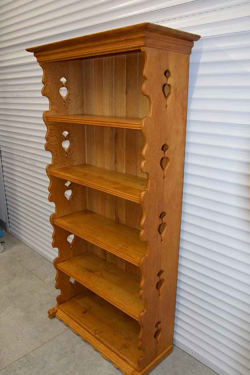 regał z drewna dębowego - super stan Olsztyn - zdjęcie 3