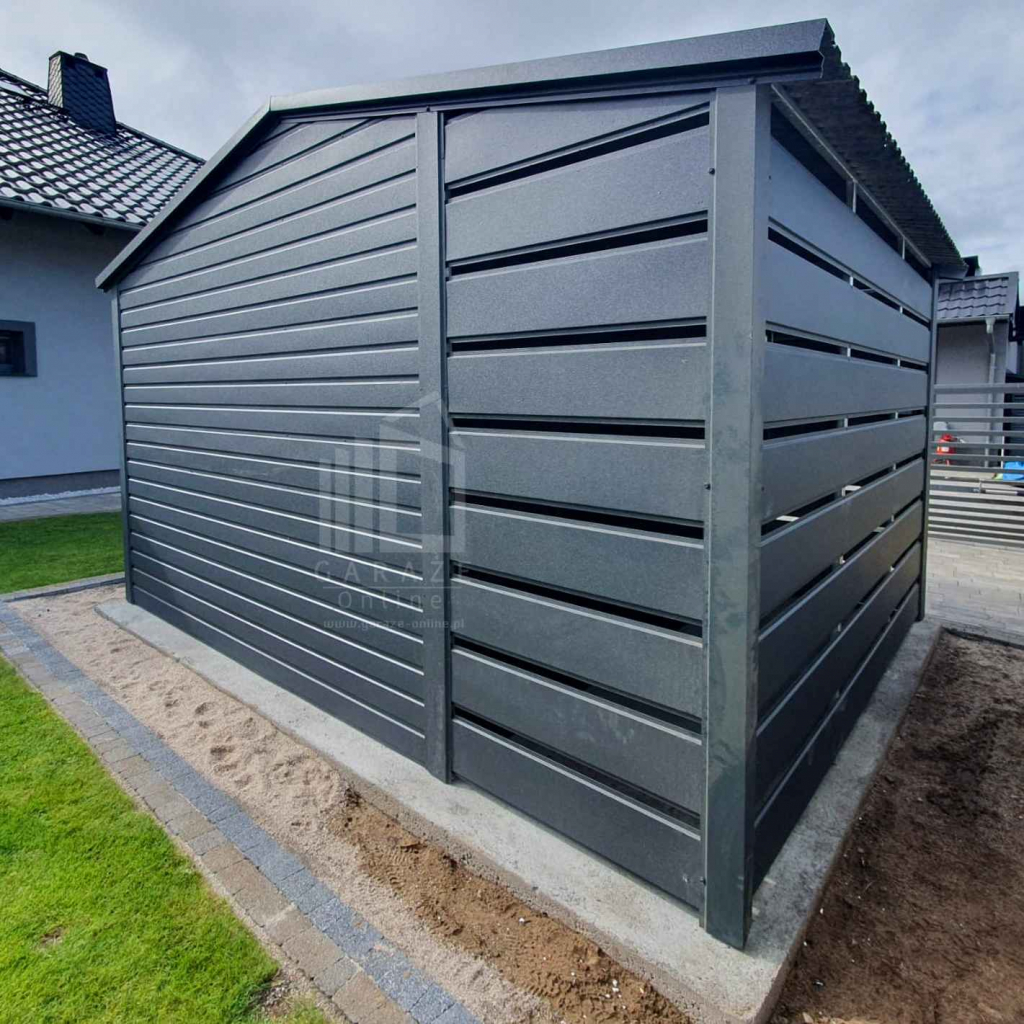 Schowek - Domek Ogrodowy 2,5x2,5m + Wiata 0,9x2,5m Okno Drzwi ID626 Zielona Góra - zdjęcie 2