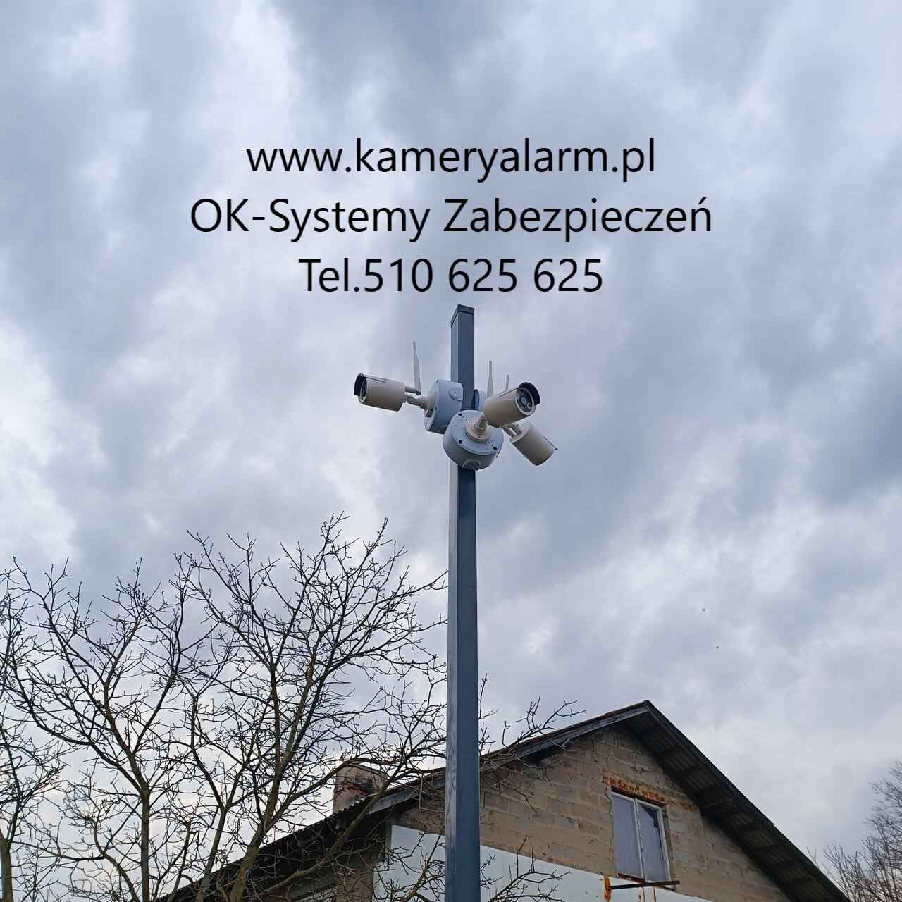 Monitoring WiFi Łódź – zestaw 4 kamer HD | Montaż i konfiguracja Widzew - zdjęcie 1