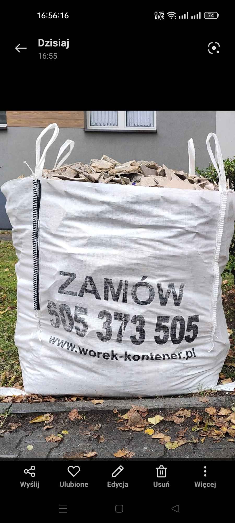 www.worek-kontener.pl wywóz gruzu Worek Big bag Truck-Strefa Sp.Z o.o. Tychy - zdjęcie 1