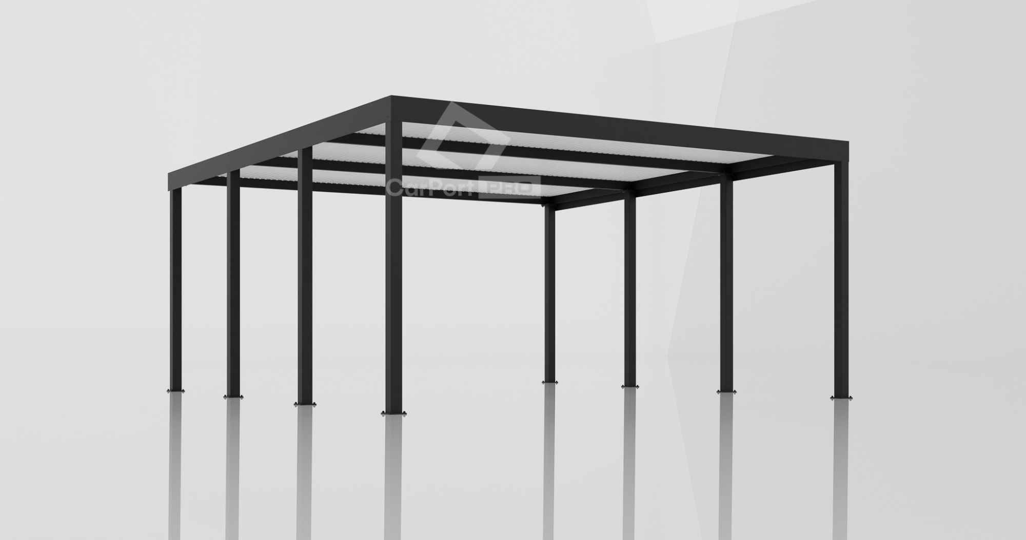 CarPort PREMIUM - Wiata samochodowa 5x5 Antracyt - CP102 Nowy Sącz - zdjęcie 2