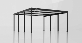 CarPort PREMIUM - Wiata samochodowa 5x5 Antracyt - CP102 Nowy Sącz - zdjęcie 2