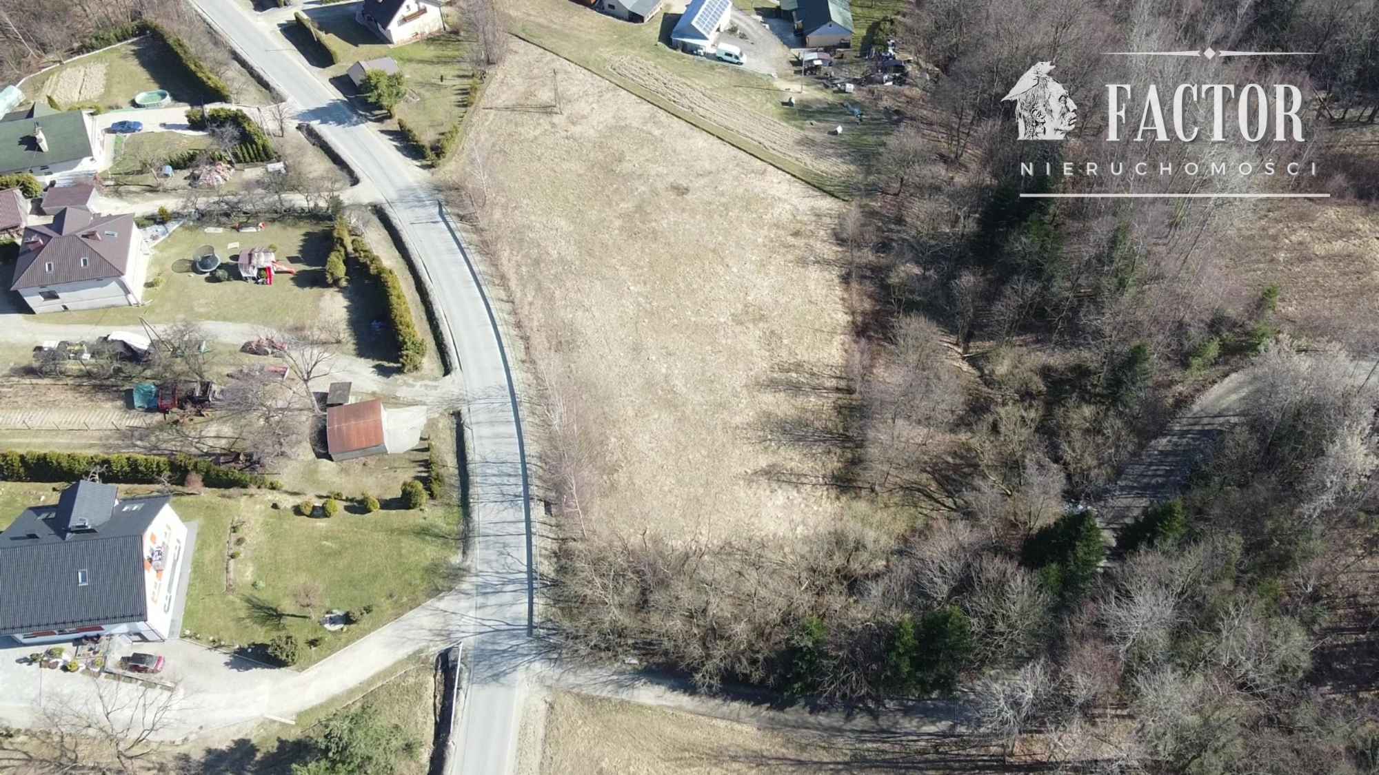 Działka budowlano-rolna 18,46 ara – Bieśnik, gm. Łużna, 1184S/2026 Bieśnik - zdjęcie 1