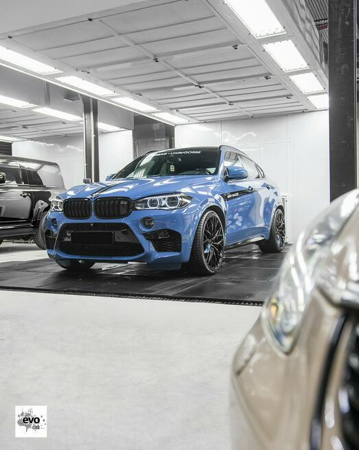 BMW X6M HAMANN BLUE GREY 685HP EVOCLUB PROJECT Ropczyce - zdjęcie 3