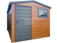 Schowek - domek ogrodowy 2,5x2,5m - drzwi - okno - rynna dach GP686