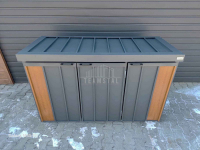 Zabudowa koszy na śmieci wiata obudowa 177x65x110 cm 3x120L TS1222 Lubartów - zdjęcie 2