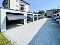 Rząd garaży 28x5,5m - 7x bramy uchylne  dach spad w tył  GP489 Lidzbark Warmiński - zdjęcie 7