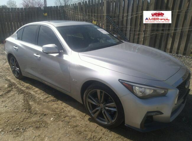 Infiniti Q50 2019, 3.0L, 4x4, od ubezpieczalni Warszawa - zdjęcie 1