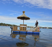 Tiki Boat - bar na wodzie, platforma pływająca Ścinawa - zdjęcie 2