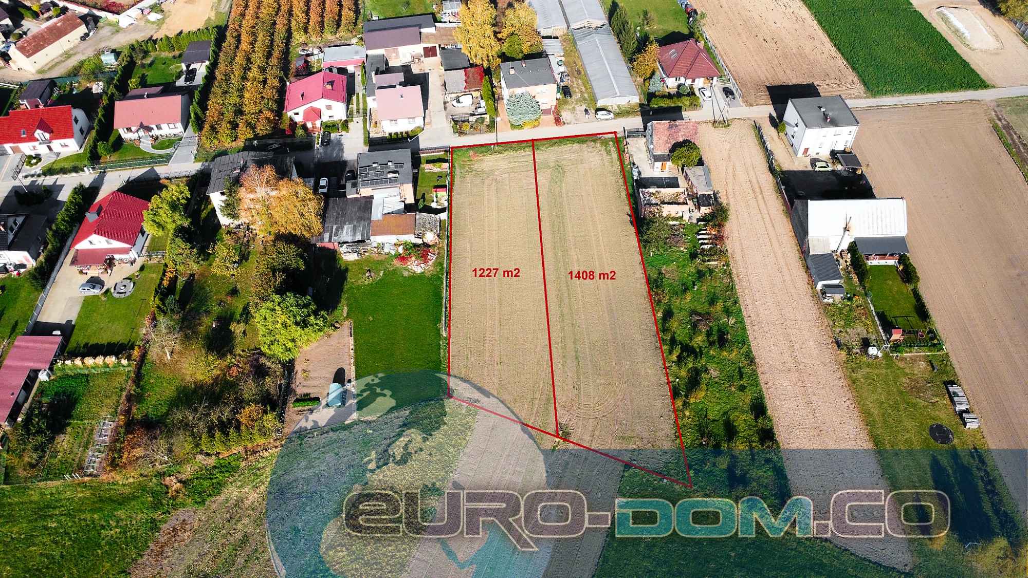 DZIAŁKI | JERKA, GMINA KRZYWIŃ | ROZMIARY: 1227m2 i 1408m2 | Jerka - zdjęcie 8