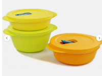 NOWE 3szt Tupperware Zestaw Mini Cristallo pojemniki do mikrofalówki Śródmieście - zdjęcie 5