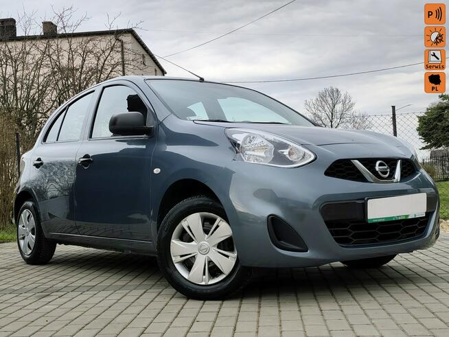Nissan Micra niski przebieg krajowy, książka serwisowa czujn. parkowan Chełm Śląski - zdjęcie 1