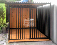 Kojec dla psów 2x2m - ściany zabudowane drewnem  GP393 Gdynia - zdjęcie 2