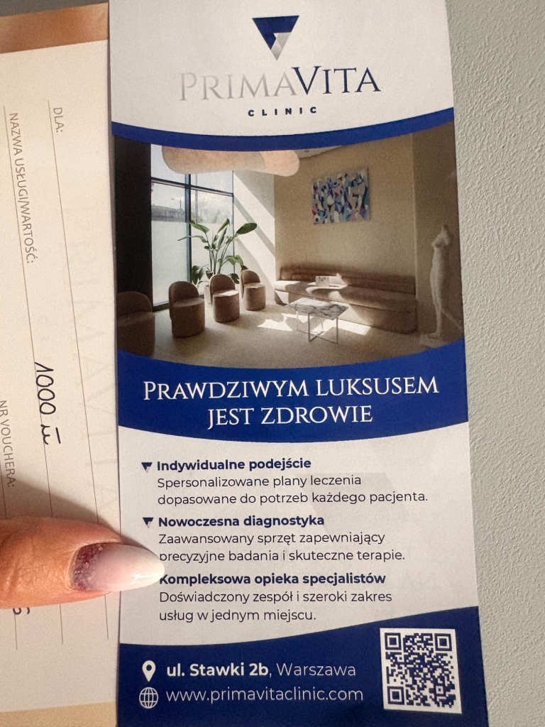 Voucher do kliniki PrimaVita Mokotów - zdjęcie 2