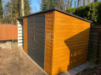 Schowek - Domek Ogrodowy 3x2m + wiata 1,5m Brama  dach ID962 Chojnice - zdjęcie 4