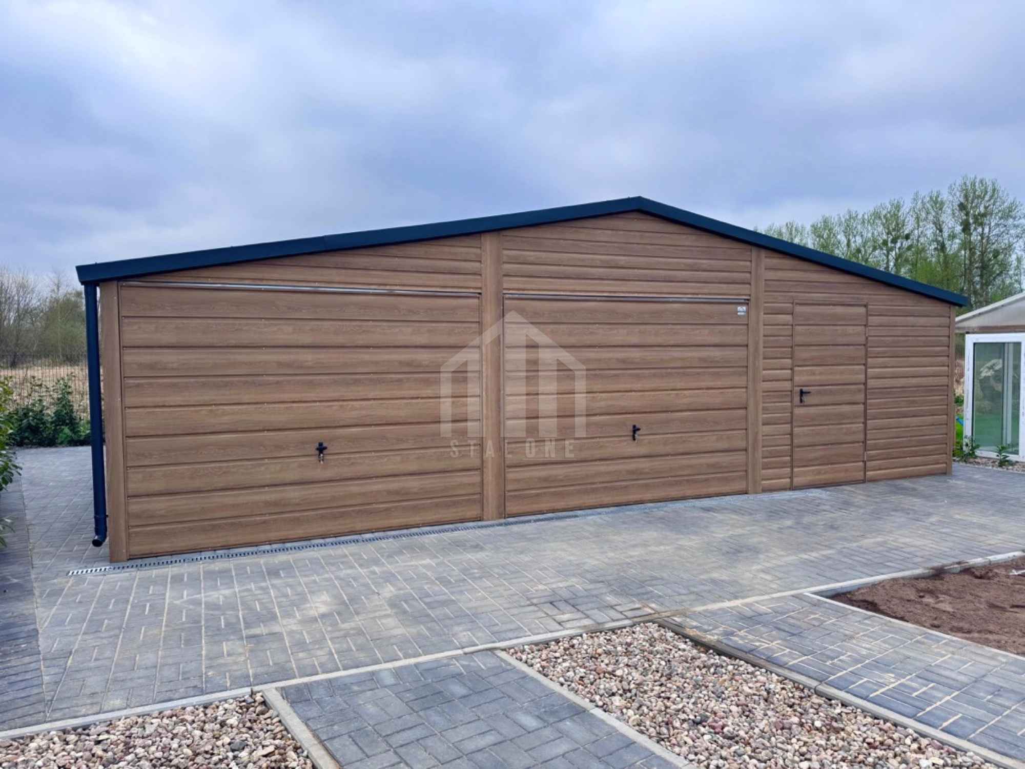 Garaż blaszany 9x5m - 2x brama - 2x okno - drzwi - rynny SO142 Gdańsk - zdjęcie 3