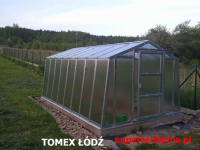 Stalowa szklarnia ogrodowa + szkło Bardzo mocna ciężka