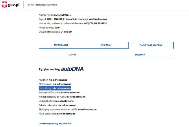 Opel Mokka Benzyna Zarejestrowany Ubezpieczony Elbląg - zdjęcie 3