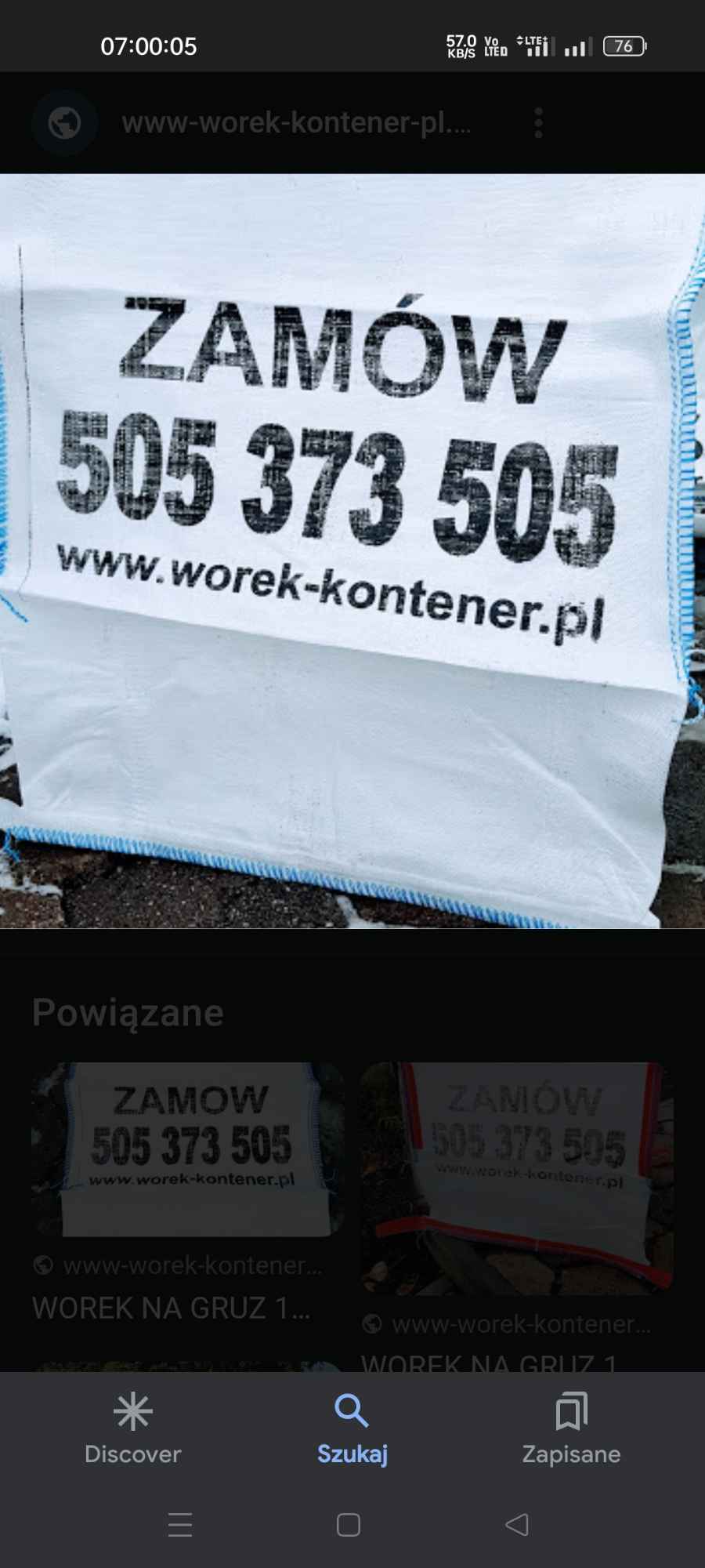 www.worek-kontener.pl wywóz gruzu Worek Big bag Truck-Strefa Sp.Z o.o. Tychy - zdjęcie 3