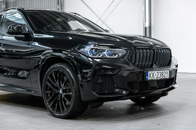 BMW X6 40d. All Black. Gwarancja 05.2027. Nowe opony. Po serwisie ASO. Węgrzce - zdjęcie 11