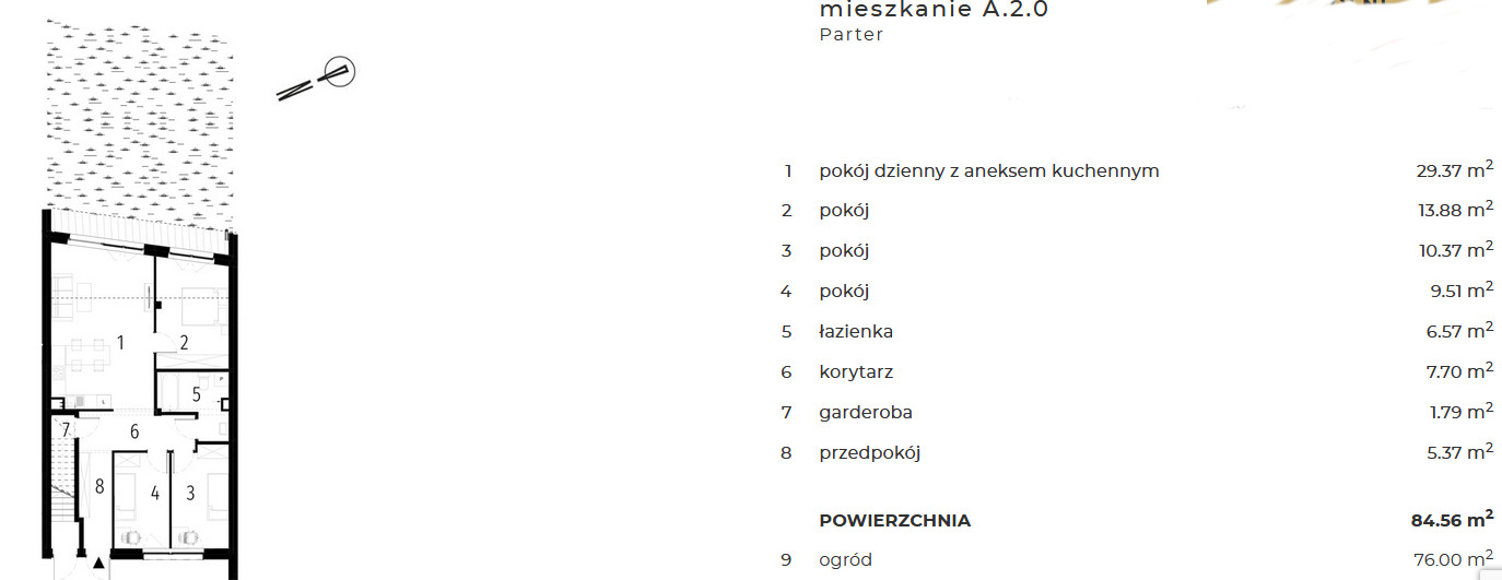 GOTOWE! 4pok.mieszkanie z ogrodem w zielonej okolicy/Krzyki/Ołtaszyn Wrocław - zdjęcie 8