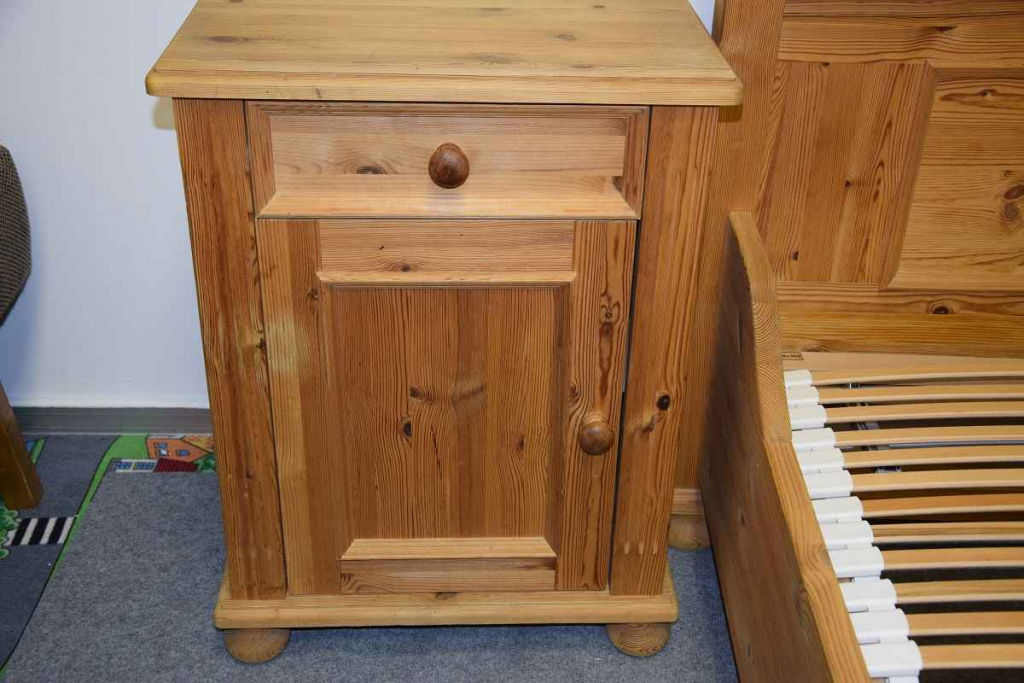 łóżko z materacami i szafkami - komplet jak nowy Olsztyn - zdjęcie 6