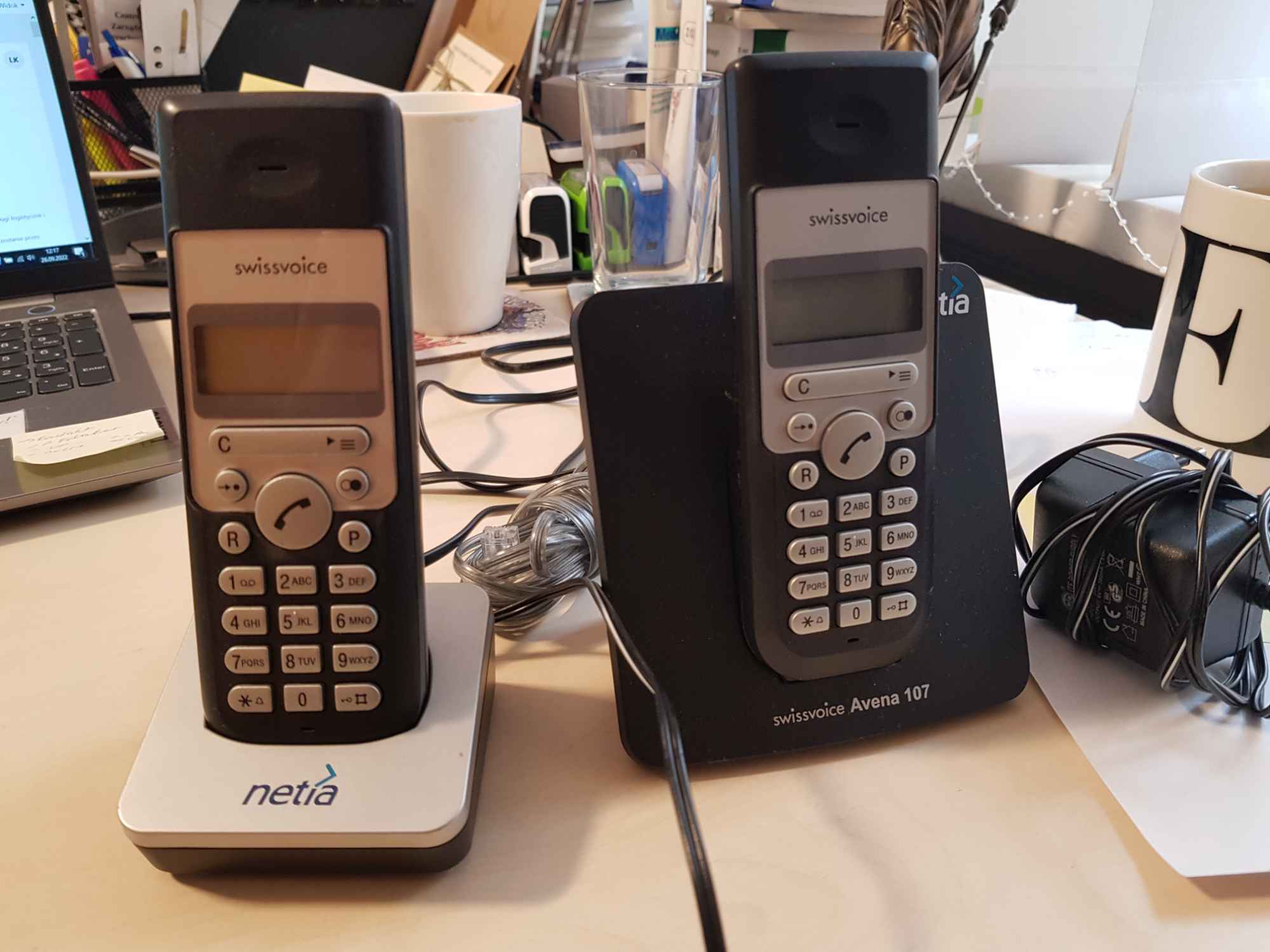Telefon stacjonarny bezprzewodowy Swissvoice Avena 107 - 2 szt. Nowe Miasto - zdjęcie 3